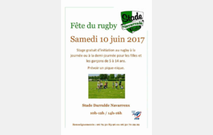 journée découverte pour l'école de rugby