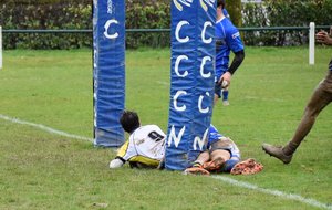 TEMPS EXECRABLE , DOUCHE FROIDE Juniors Balandrade XV des Gaves 7 FC Oloron 28