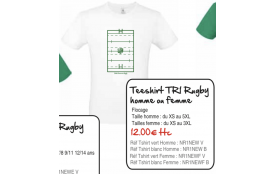 t SHIRT ENFANT BLANC  TERRAIN